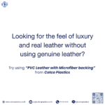 Looking for the feel of luxury and real leather without using genuine leather?