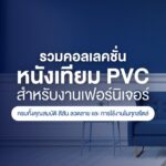 คอลเลคชั่นหนังเทียม PVC สำหรับงานเฟอร์นิเจอร์